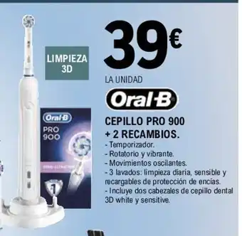 E.Leclerc Cepillo Pro 900 + 2 Recambios oferta