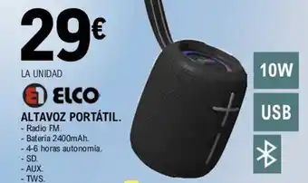 E.Leclerc Altavoz Portátil oferta