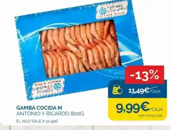 Supermercados La Despensa Gamba Cocida M Antonio Y Ricardo 800 G oferta
