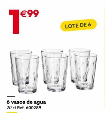 GiFi 6 Vasos de Agua oferta