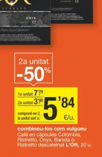 BonpreuEsclat Cápsulas de café l'or oferta