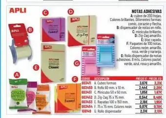 Carlin Apli apli collec 2018 spli apli f ****! the be código descripción 603411 a cubos formas 603450 b. rollo 60 mm. x 10 oferta