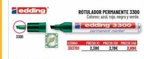 Carlin Rotulador permanente edding oferta