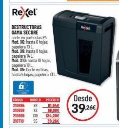Carlin Papelera rexel oferta
