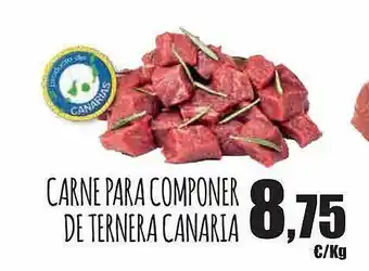 Spar Tenerife Carne para componer de ternera canaria oferta