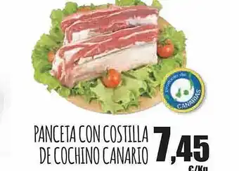 Spar Tenerife Panceta con costilla de cochino canario oferta