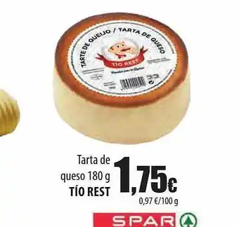 Spar Tenerife Tarta de queso tio rest oferta