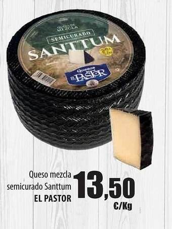 Spar Tenerife Queso mezcla semicurado santtum el pastor oferta