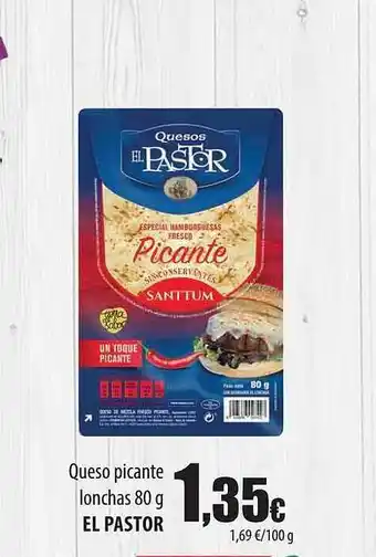 Queso picante lonchas el pastor
