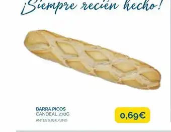Supermercados La Despensa Barra picos candeal oferta