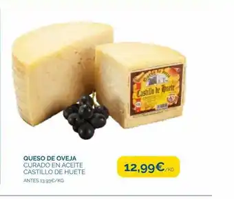 Supermercados La Despensa Queso de oveja curado en aceite castillo de huete oferta