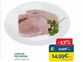 Supermercados La Despensa Lomo de pez espada oferta