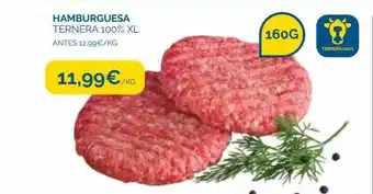 Supermercados La Despensa Hamburguesa ternera 100% xl oferta
