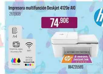 MR Micro Impresora multifunción deskjet 4120e aio hp oferta