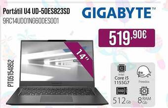 MR Micro Portátil u4 ud-50es823sd gigabyte oferta