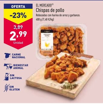 ALDI Chispas de Pollo oferta
