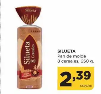 Alimerka Silueta pan de molde 8 cereales oferta