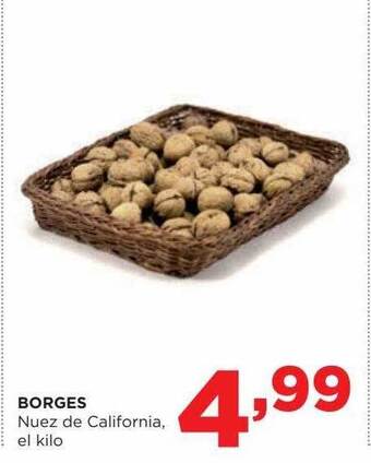 Alimerka Borges nuez de california el kilo oferta
