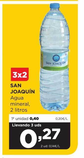 Alimerka San joaquín agua mineral oferta