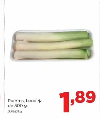 Alimerka Puerros, bandeja oferta