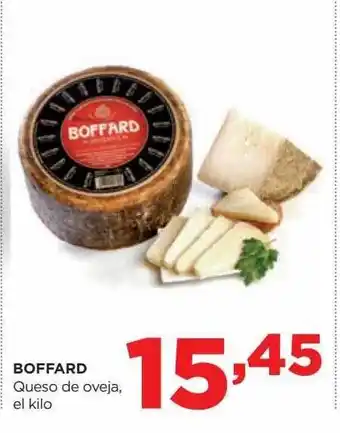 Alimerka Boffard queso de oveja, el kilo oferta