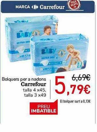 Andorra 2000 Bolquers per a nadons carrefour oferta