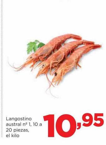 Alimerka Langostino austral n°1, 10 a 20 piezas el kilo oferta