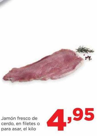 Alimerka Jamón fresco de cerdo, en filetes o para asar, el kilo oferta