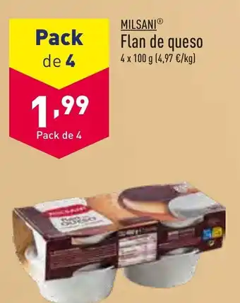 ALDI Flan de Queso oferta