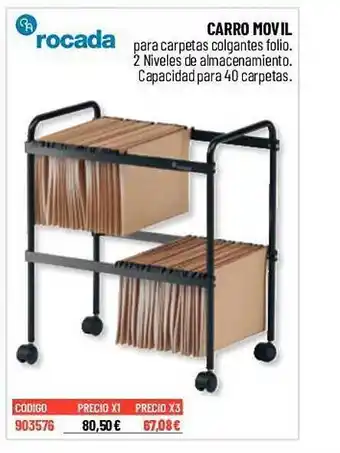 Carlin Rocada carro movil oferta