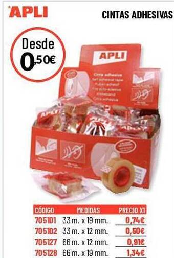 Carlin Apli cintas adhesivas oferta
