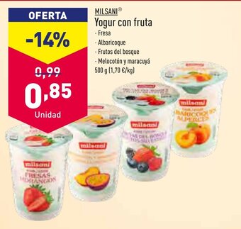 ALDI Yogur Con Fruta oferta