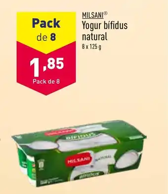 ALDI Yogur Bífidus Natural oferta
