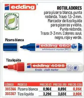 Carlin Edding rotuladores oferta