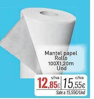 Cuevas Cash Mantel papel rollo oferta