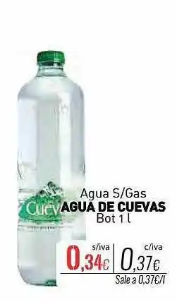 Cuevas Cash Agua s gas agua de cuevas oferta