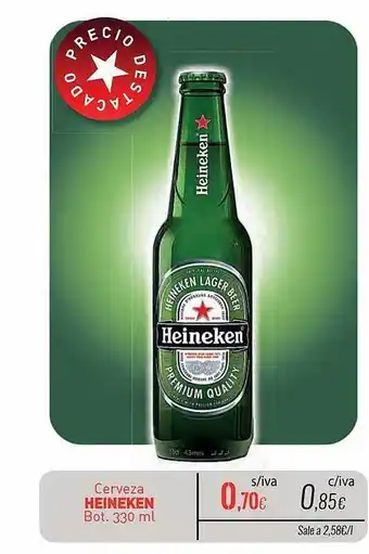 Cuevas Cash Cerveza heineken bot oferta
