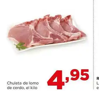 Alimerka Chuleta de lomo de cerdo, el klo oferta