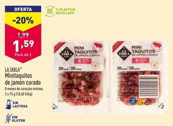 ALDI Minitaquitos De Jamón Curado oferta