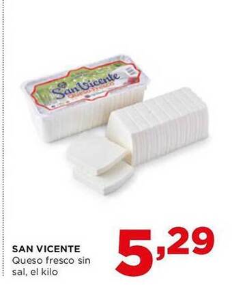 Alimerka San vicente queso fresco sin sal oferta