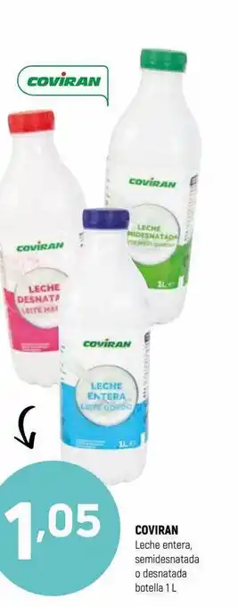 Coviran Coviran leche entera semidesnatada o desnatada oferta