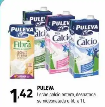 Coviran Puleva leche calcio entera desnatada semidesnatada o fibra oferta