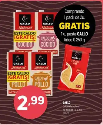 Coviran Gallo caldo de pollo o de cocido oferta