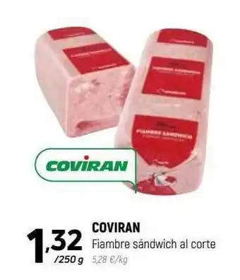 Coviran Coviran fiambre sándwich al corte oferta