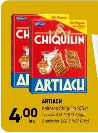 Coviran Artiach galletas chiquilín oferta