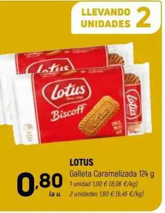 Coviran Lotus galleta caramelizada oferta