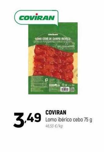 Coviran Coviran lomo ibérico cebo oferta
