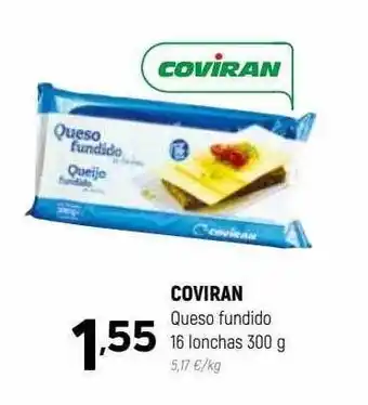 Coviran Coviran queso fundido 16 lonchas oferta