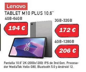 Microsshop Lenovo tablet m10 plus 10.6 oferta