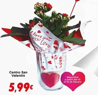 Proxi Centro san valentín oferta